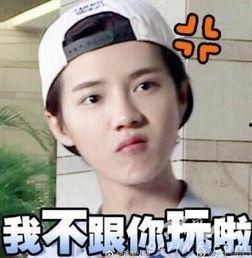 鹿晗掉表情包,趣味横生引发热议